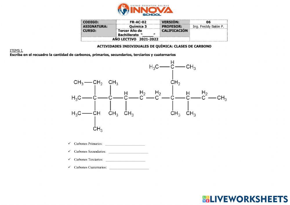 Clases de Carbono