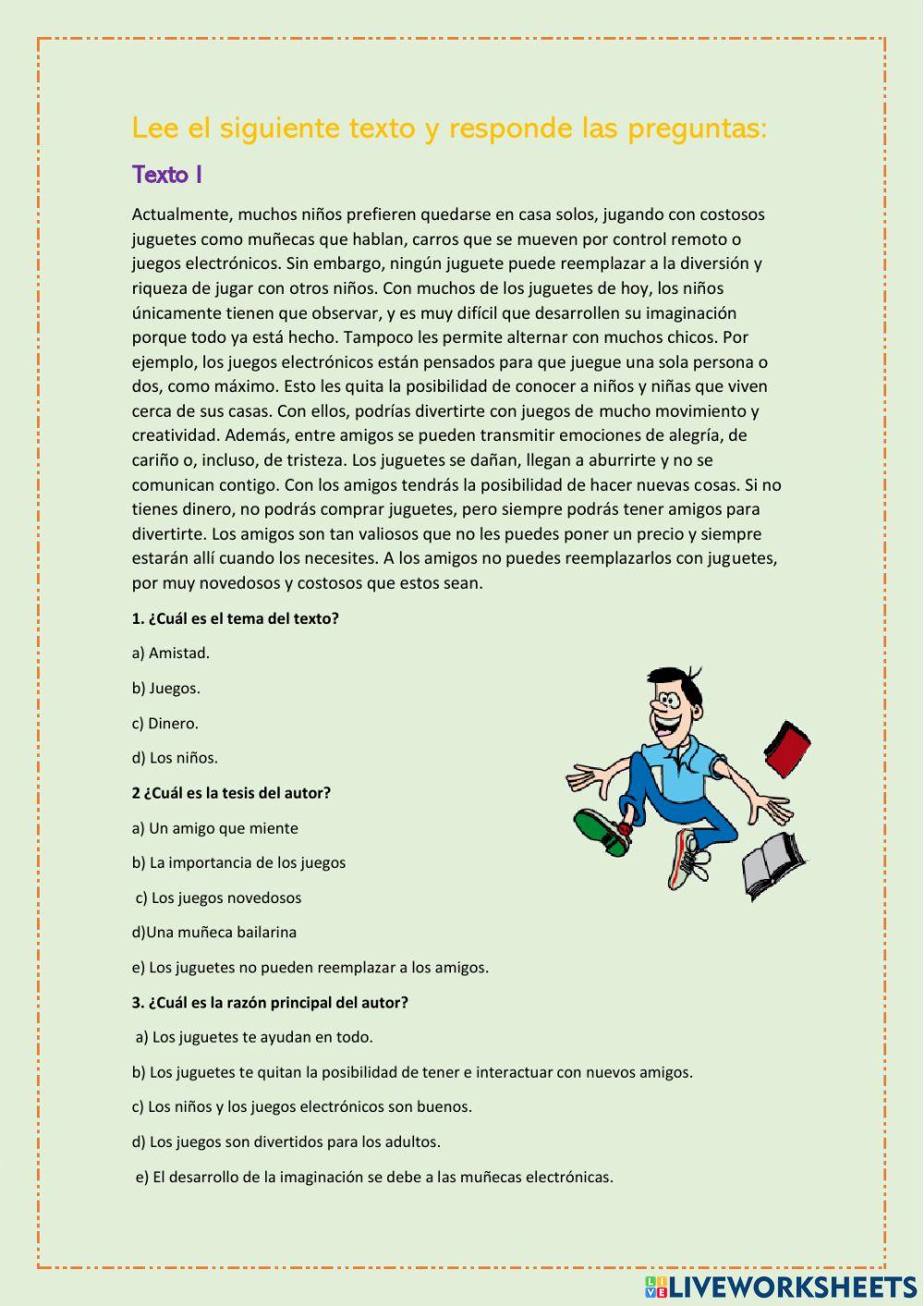 Texto argumentativo.