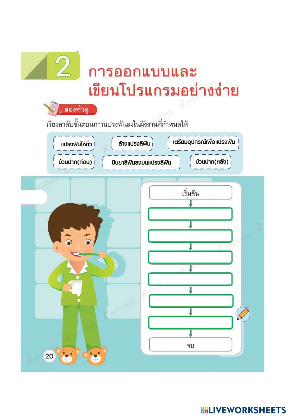 วิทยาการคำนวณ ป.6 (สุธาสินี  บูรณะศิริศิลป์) ครั้งที่ 2