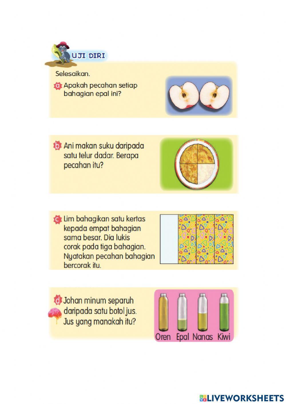 Selesaikan - Pecahan