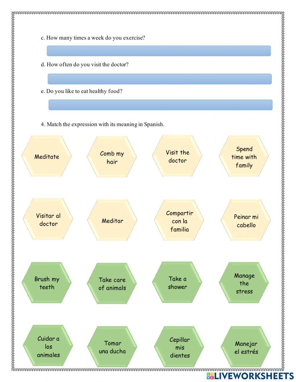 Personal Care expressions