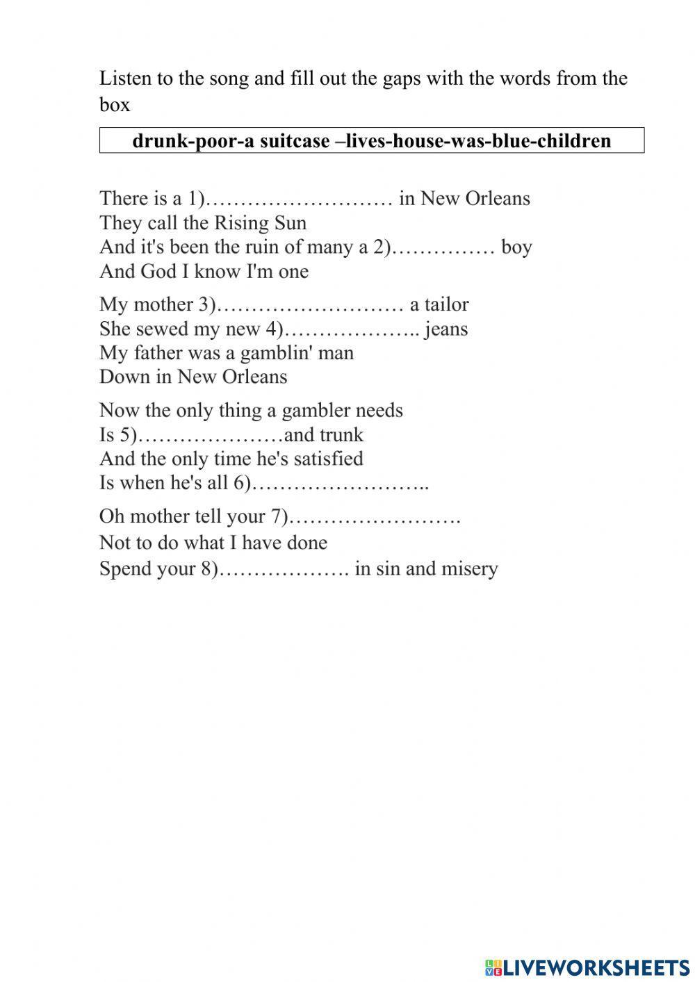 House of the rising sun