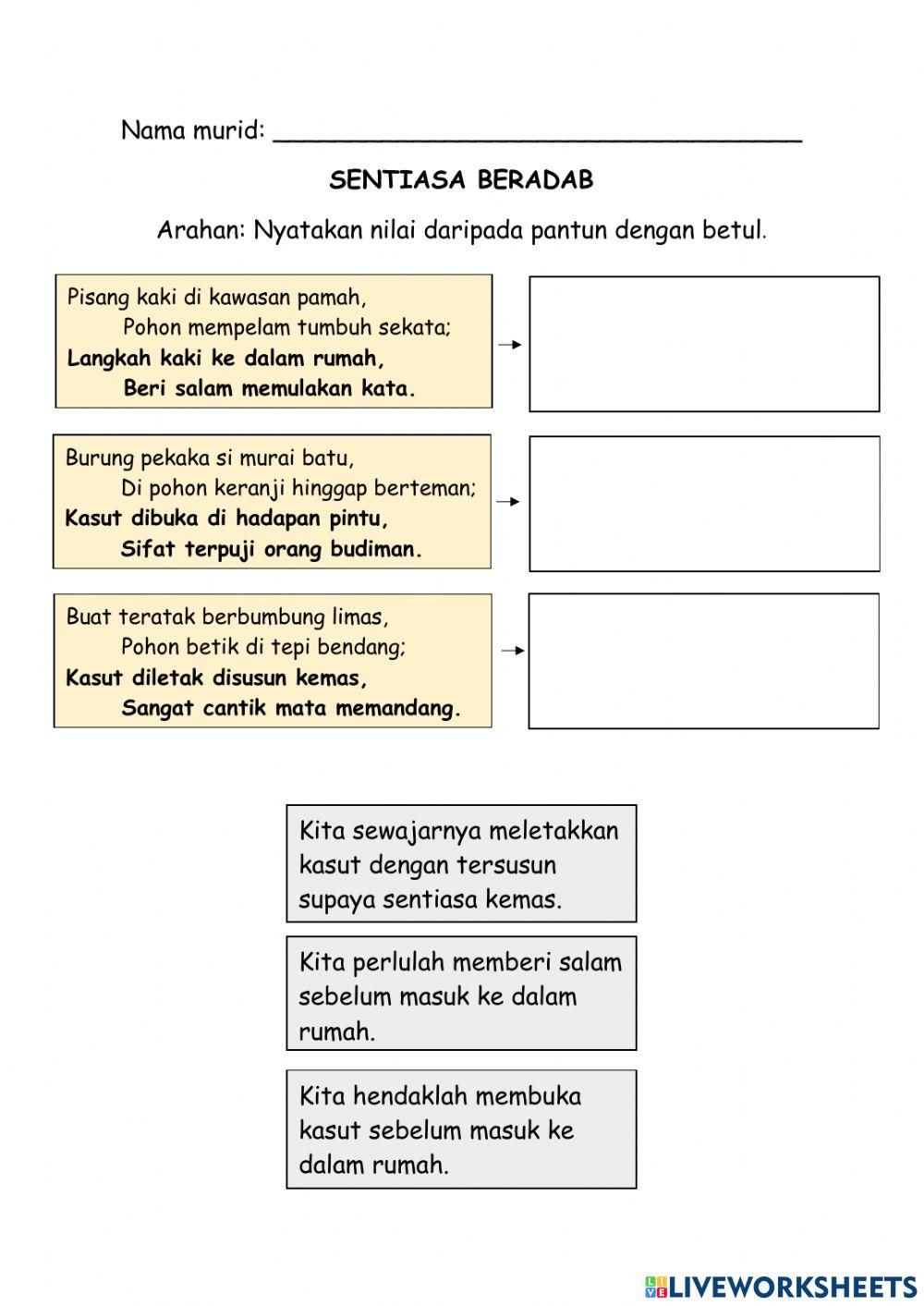 Pantun Sentiasa Beradab