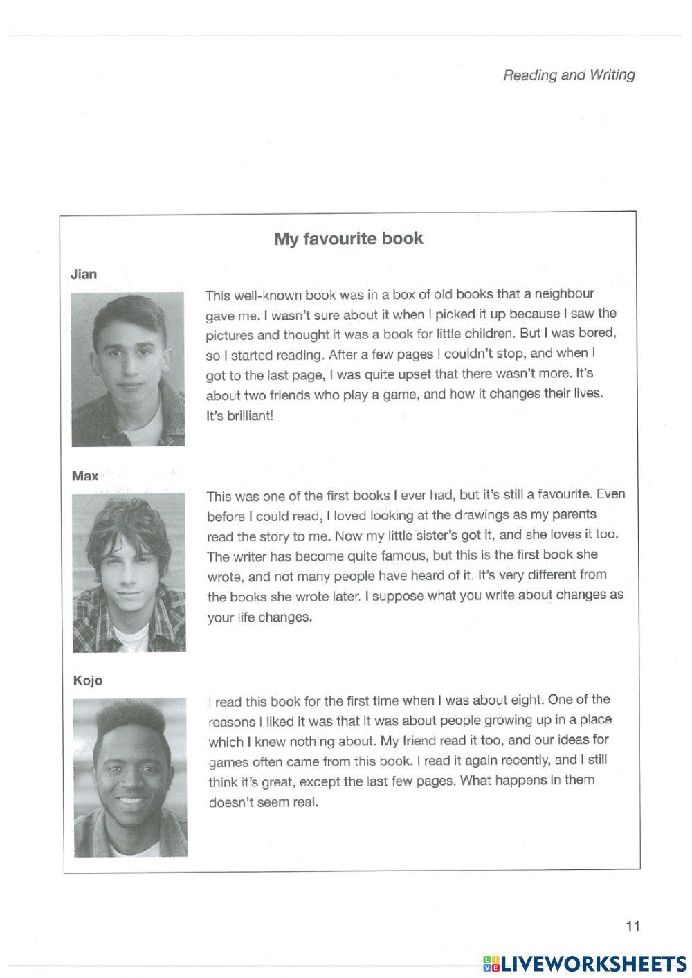 A2 Key For Schools 1 - Test 1-Reading and Writing