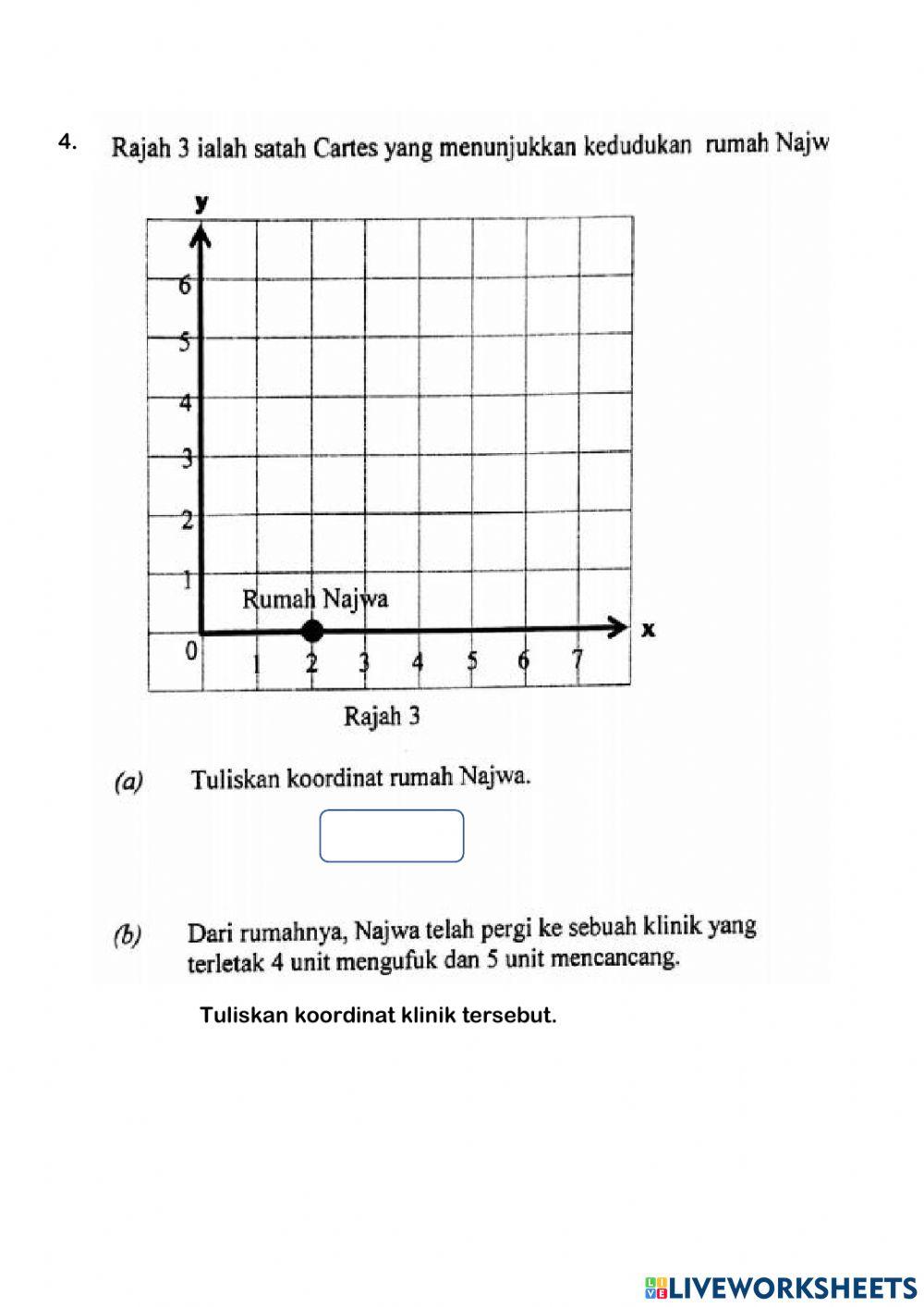 Koordinat tahun 6