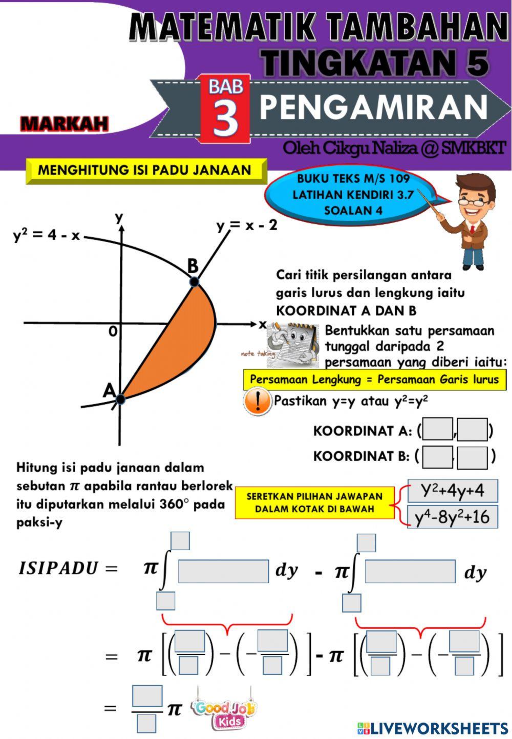 Pengamiran: ISIPADU JANAAN Pengamiran: ISIPADU JANAAN