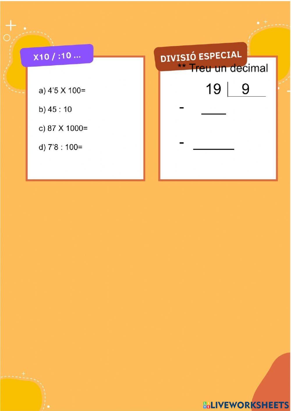 CÀLCUL 6è - FITXA 4