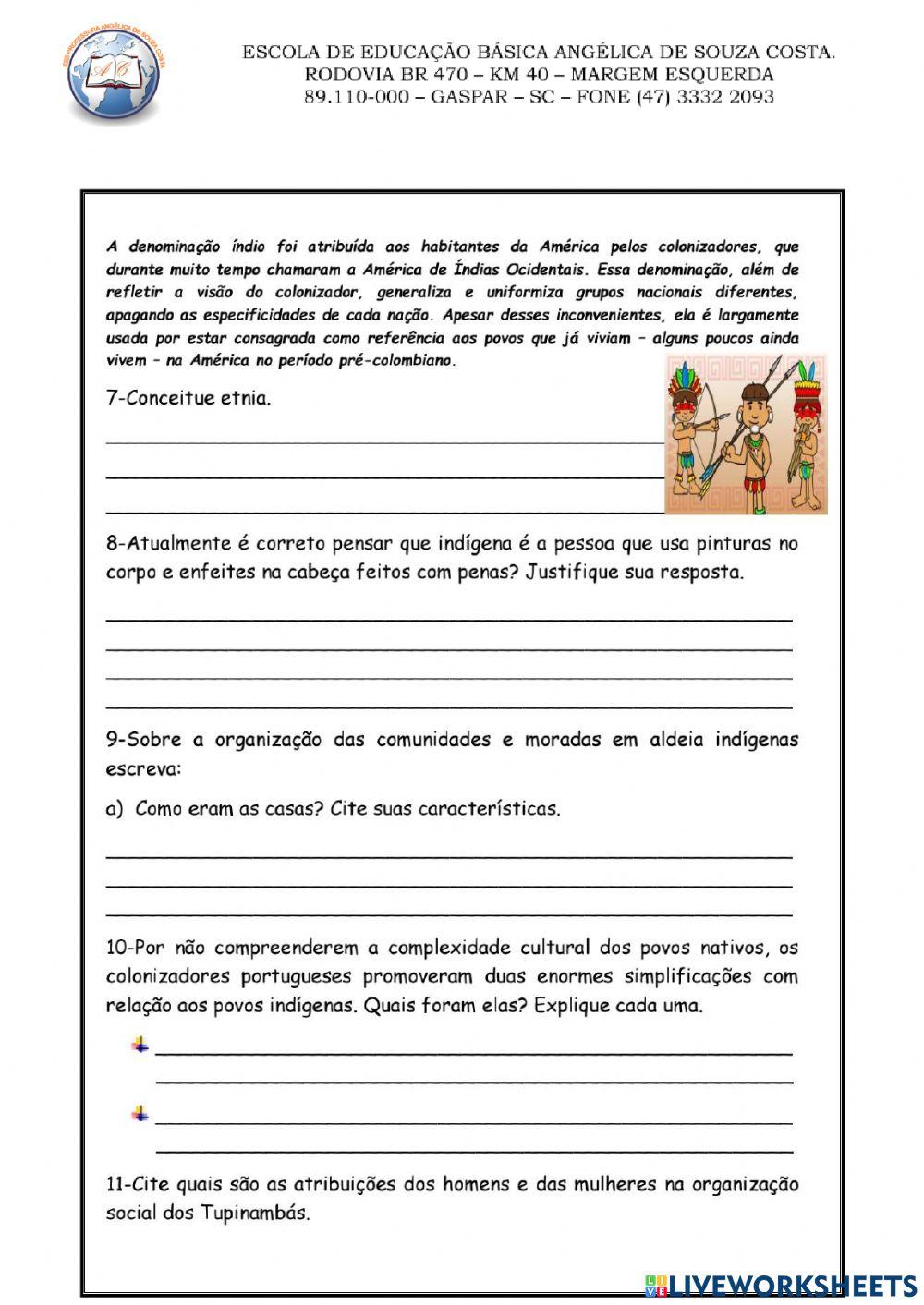 Tarefão Interdisciplinar