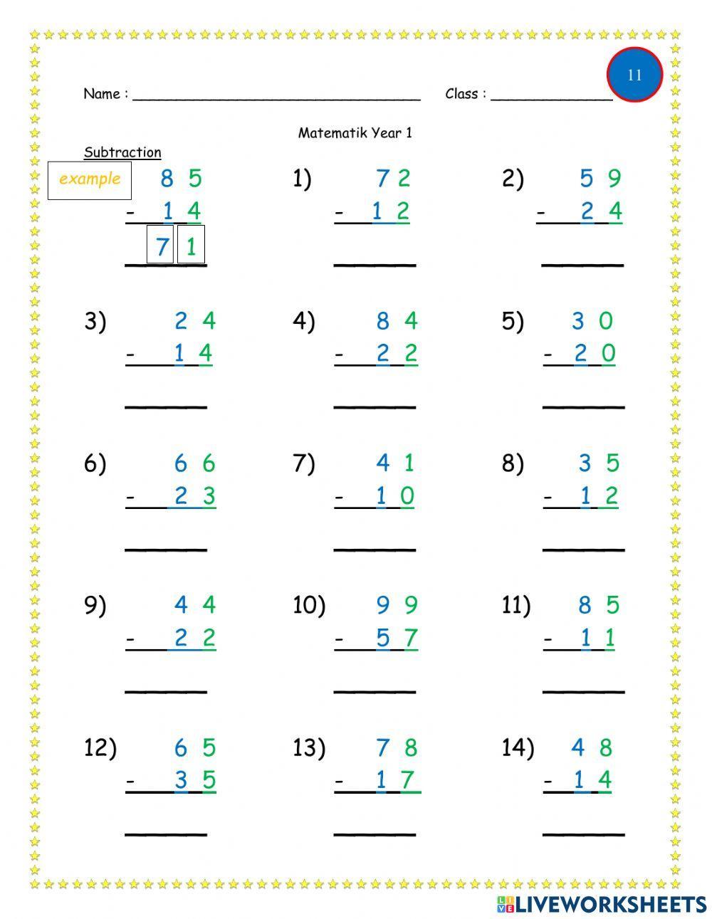 Subtraction Subtraction