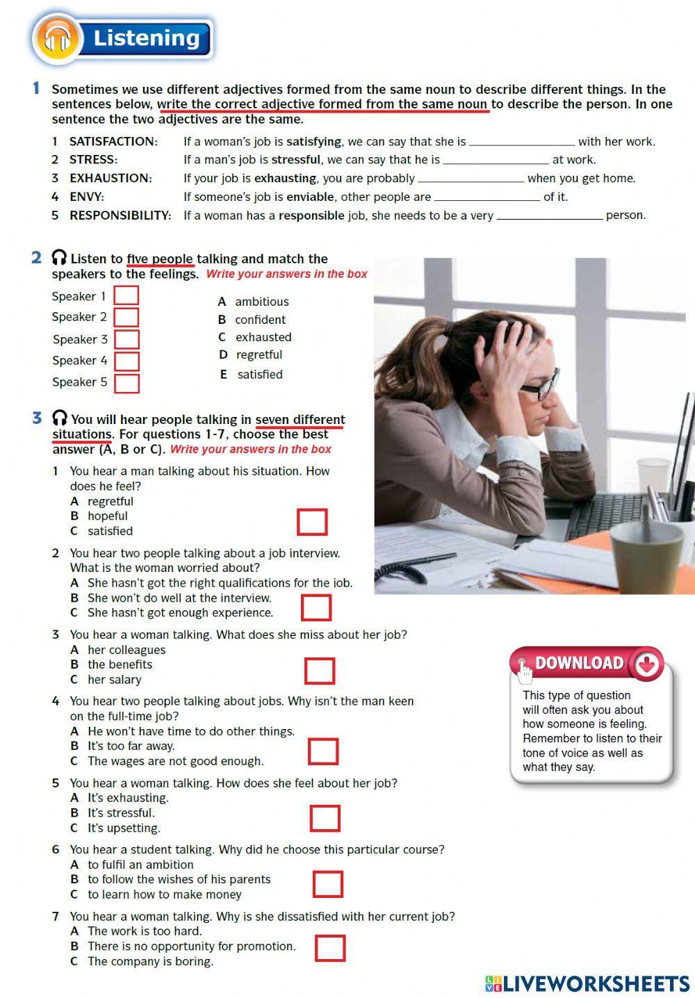 Listening Activity F5-Unit 8