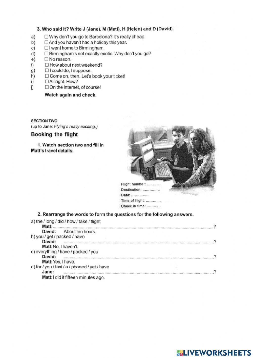 New Headway A long weekend