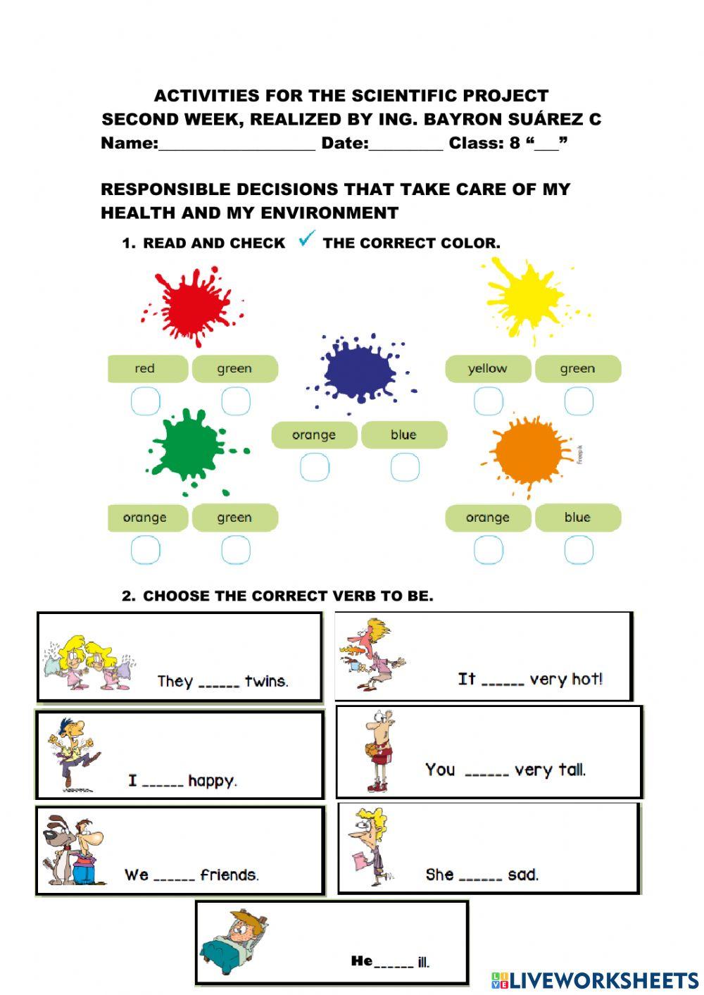 Personal Pronound and Verb to be
