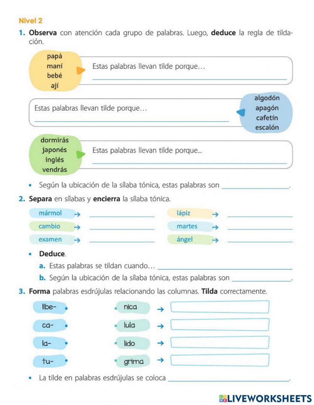 El acento prosódico y el acento ortográfico