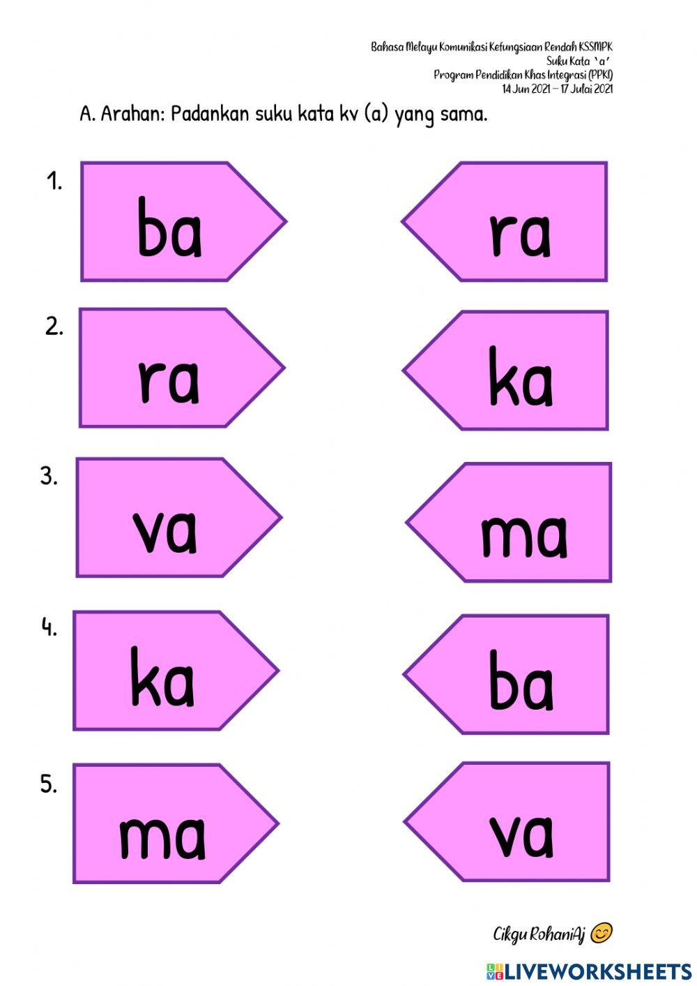 Bmk kefungsian rendah kssmpk