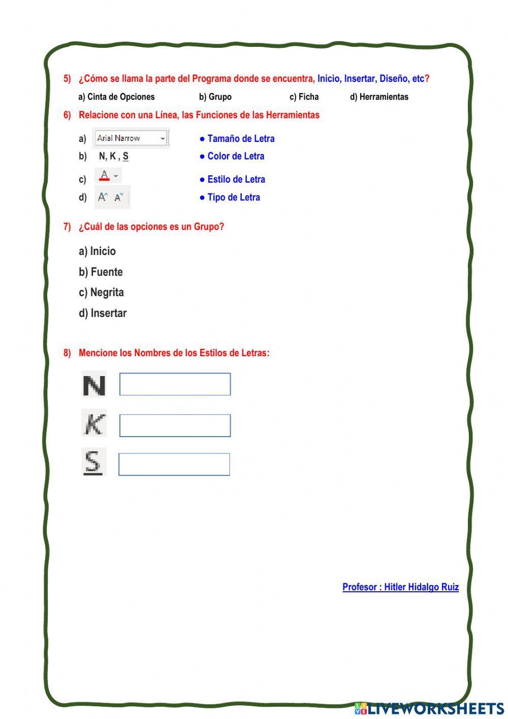 Pantalla de Power Point
