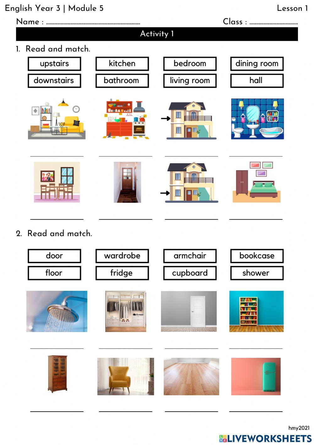 English Year 3 Module 5