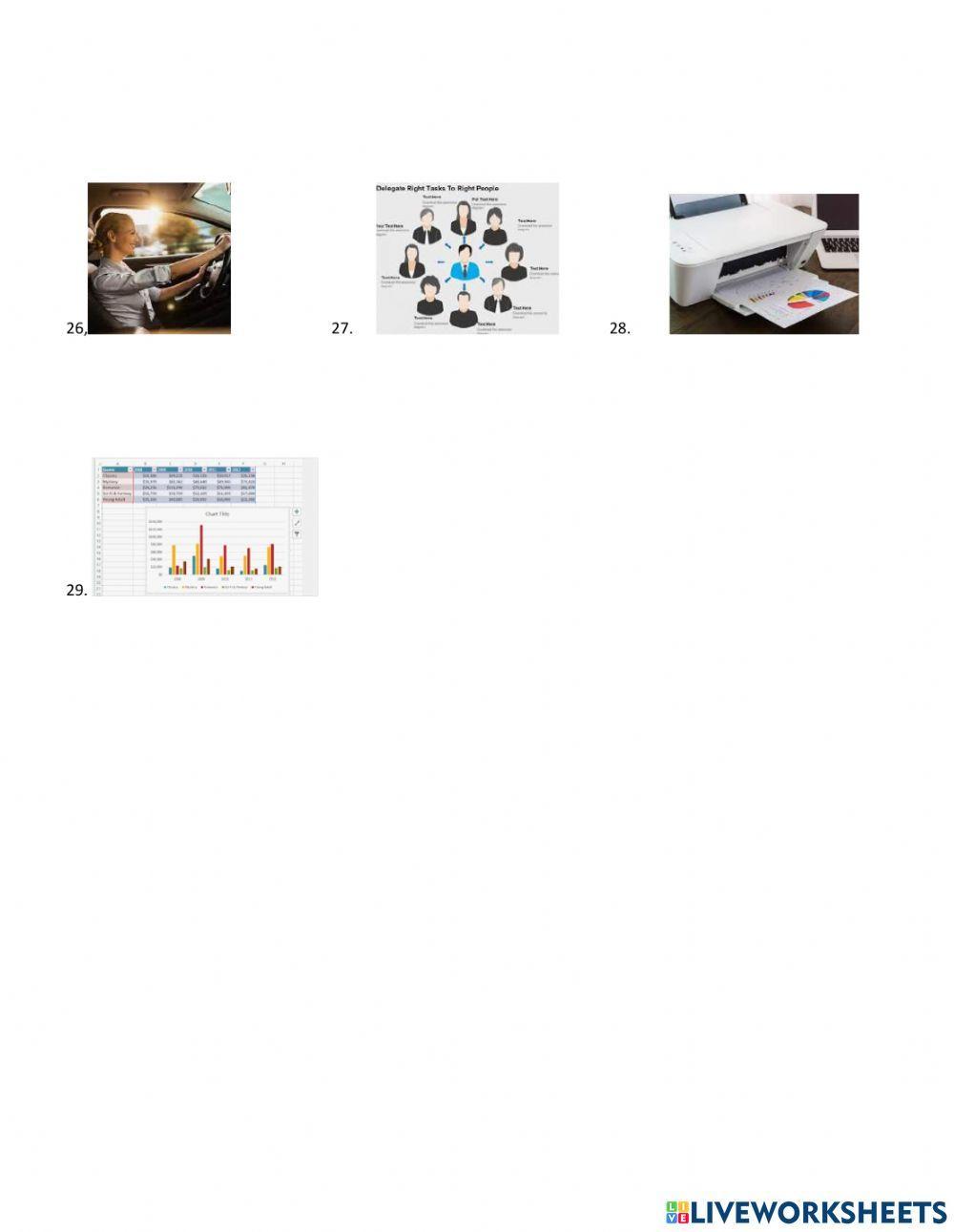 At the office present simple