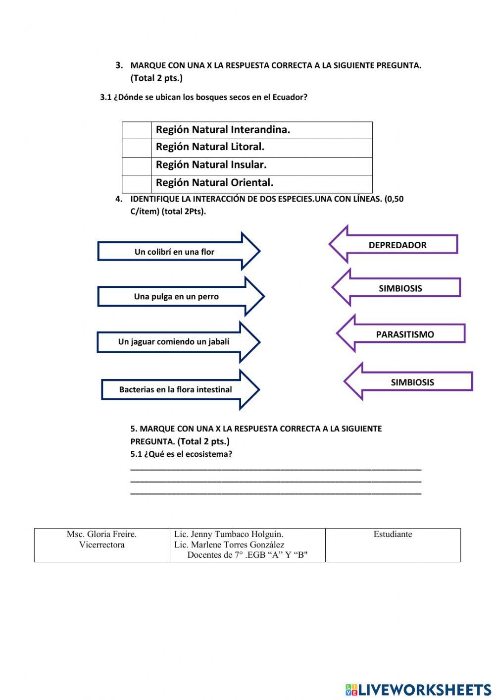 Ciencias naturales- EVALUACIÓN SUMATIVA 7MO. A-B