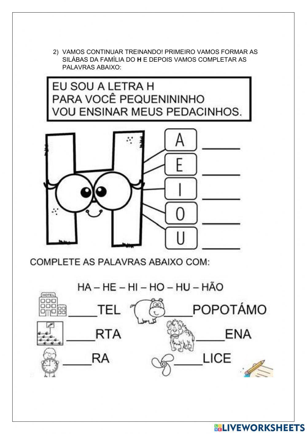 Família silábica H
