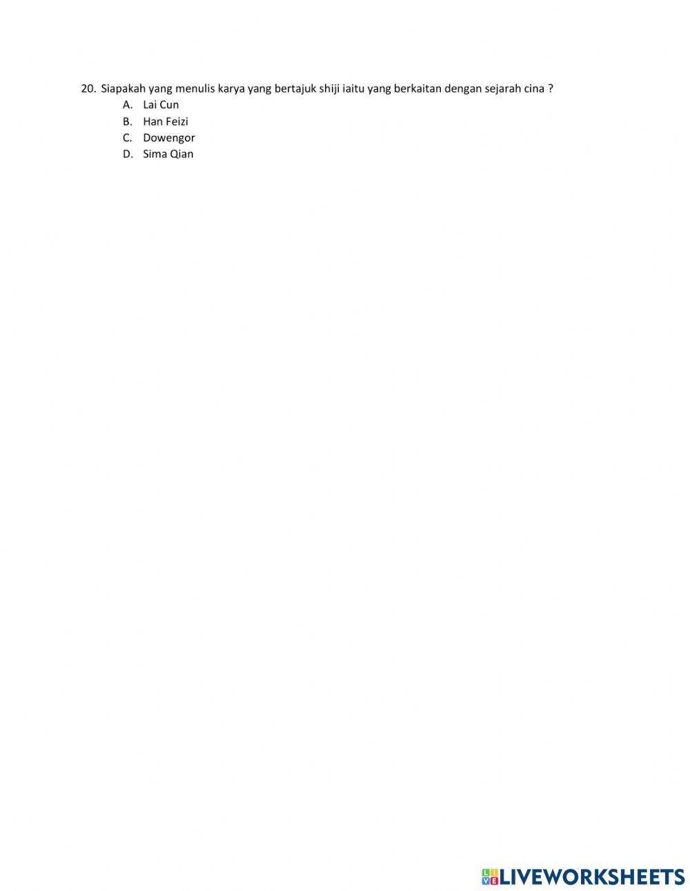 Sejarah tingkatan 1 bab 7