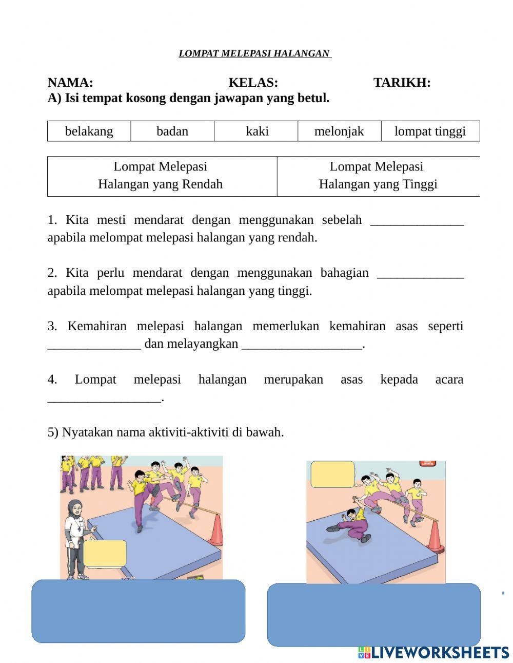 Lompat Melepasi Halangan Tahun 4