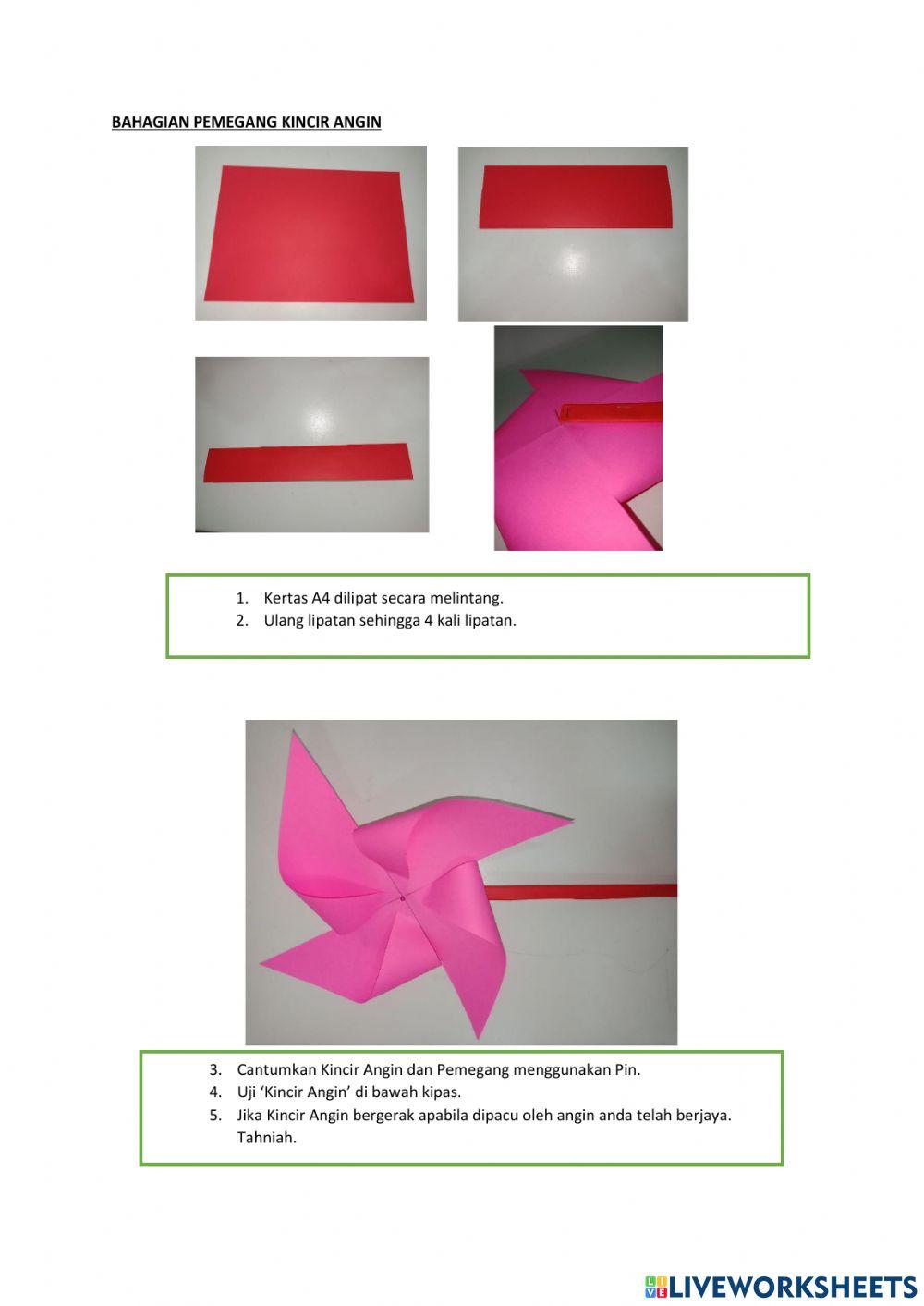 Projek kincir angin ringkas