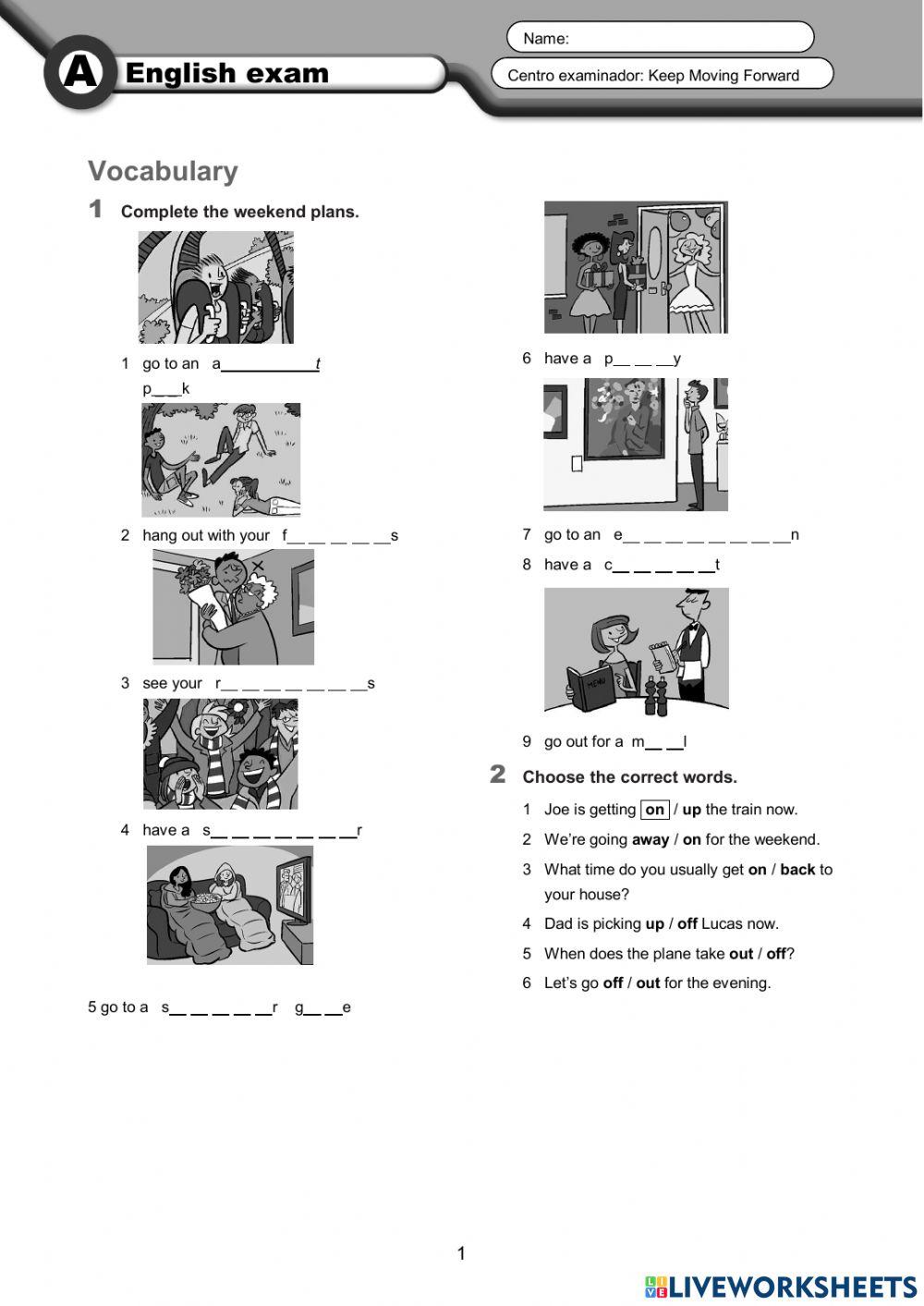 Exam metr 2 unit 1and 2