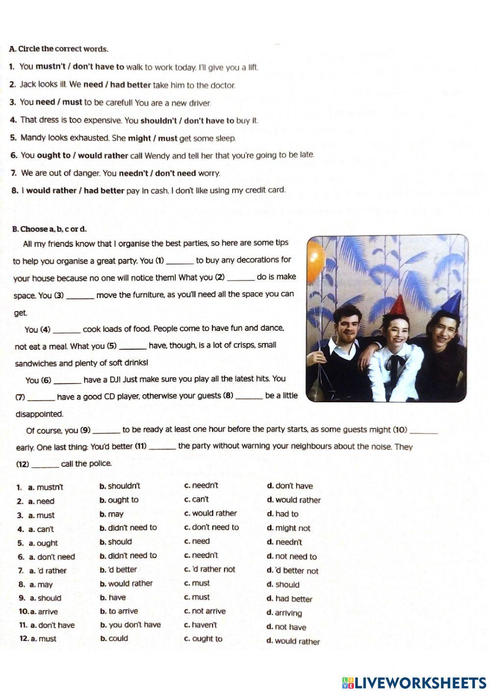 Modul 3 Grammar Unit Revision (Full Blast 4 Grammar)