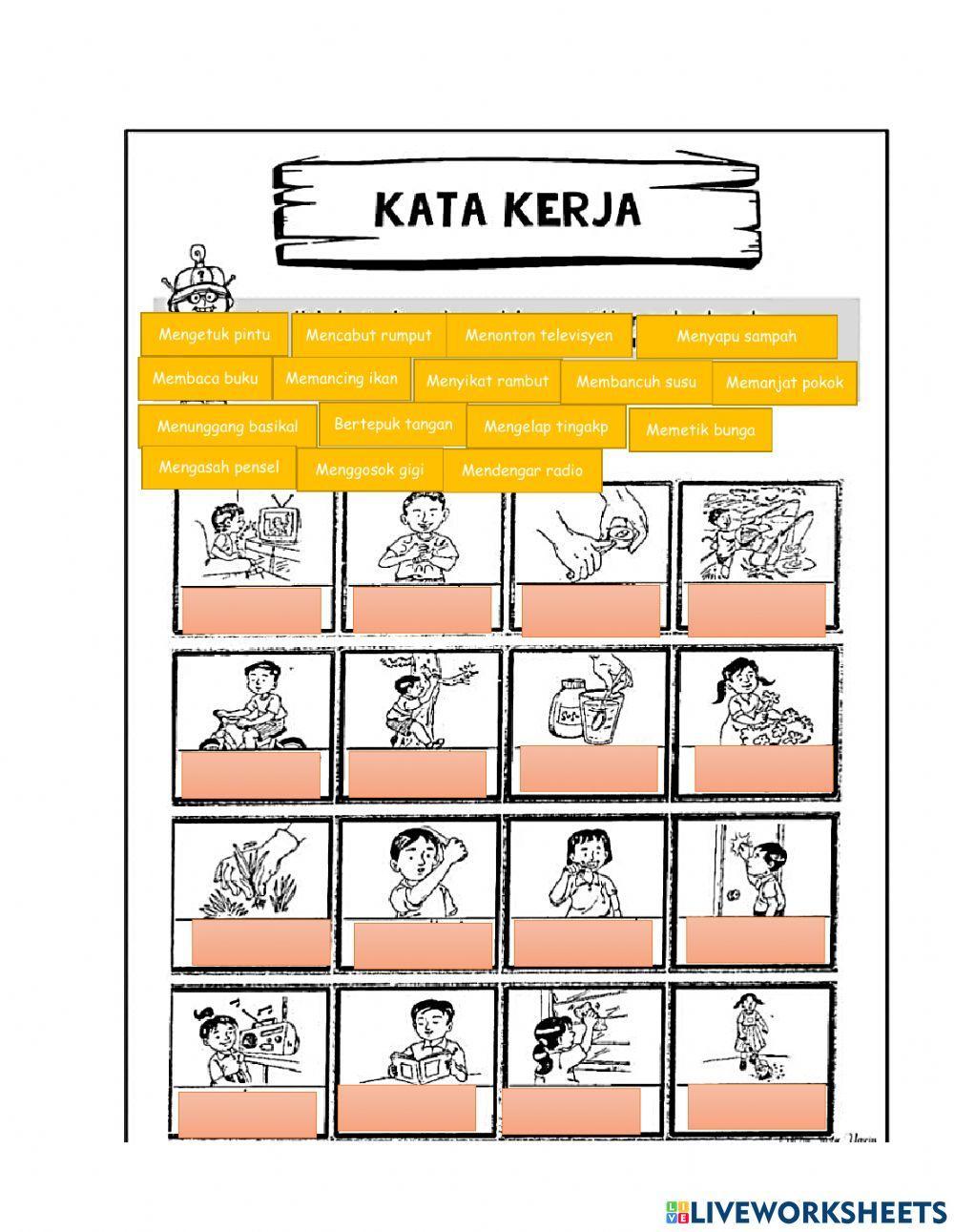 Kata kerja aktif transitif thn 2