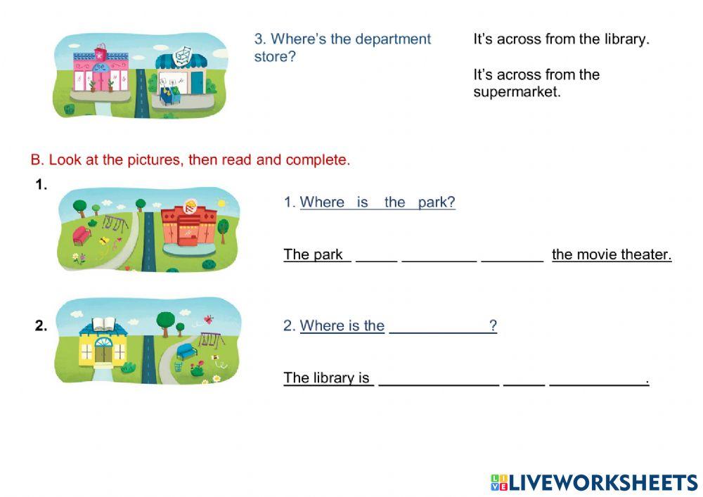 Places to go-statements