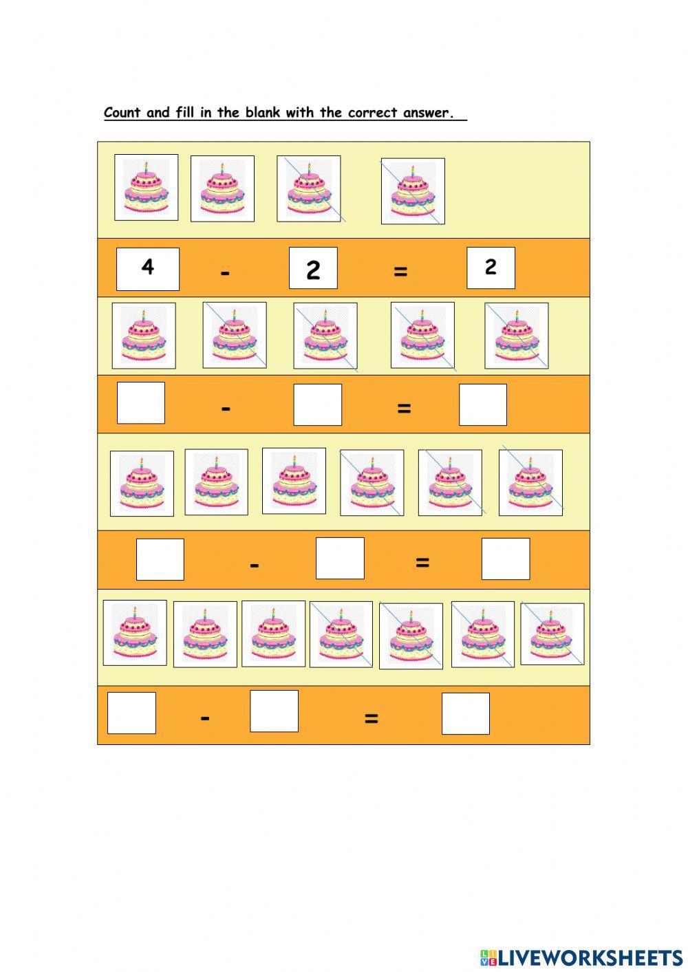 Subtraction Within 10