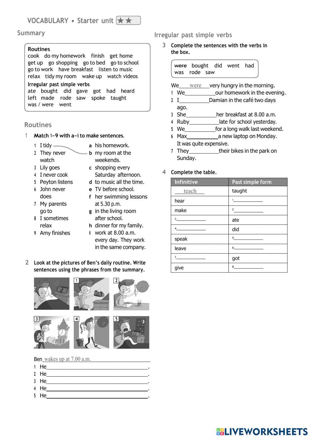 Pre-adol 3 vocabulary