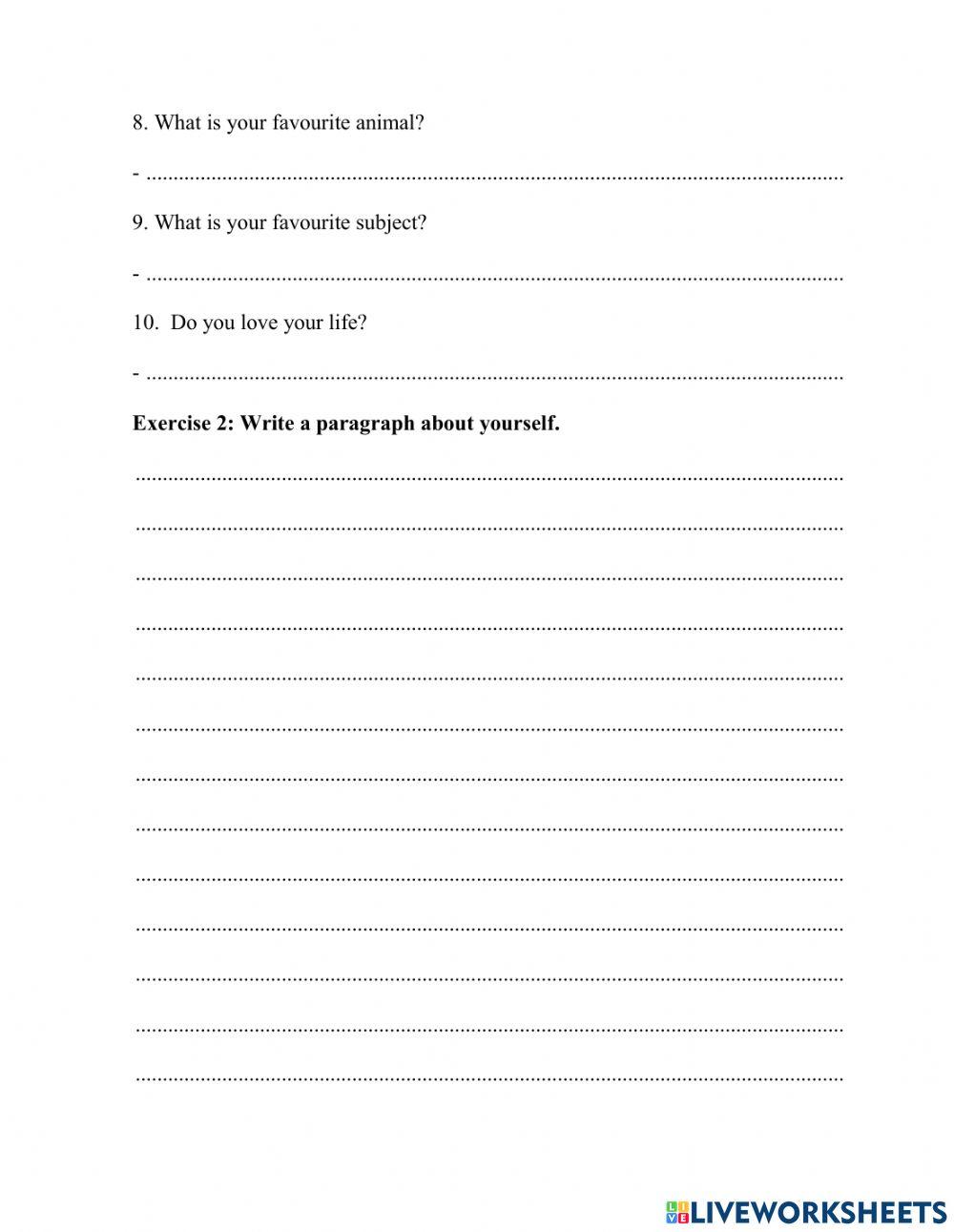 Introduce about yourself