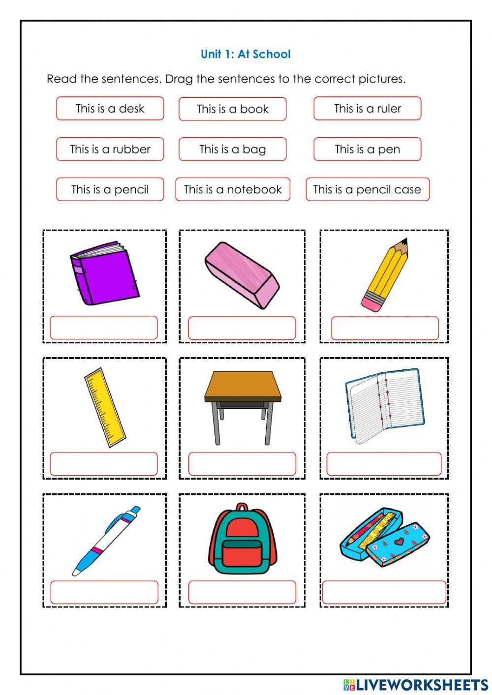Unit 1 -At School (page 16)