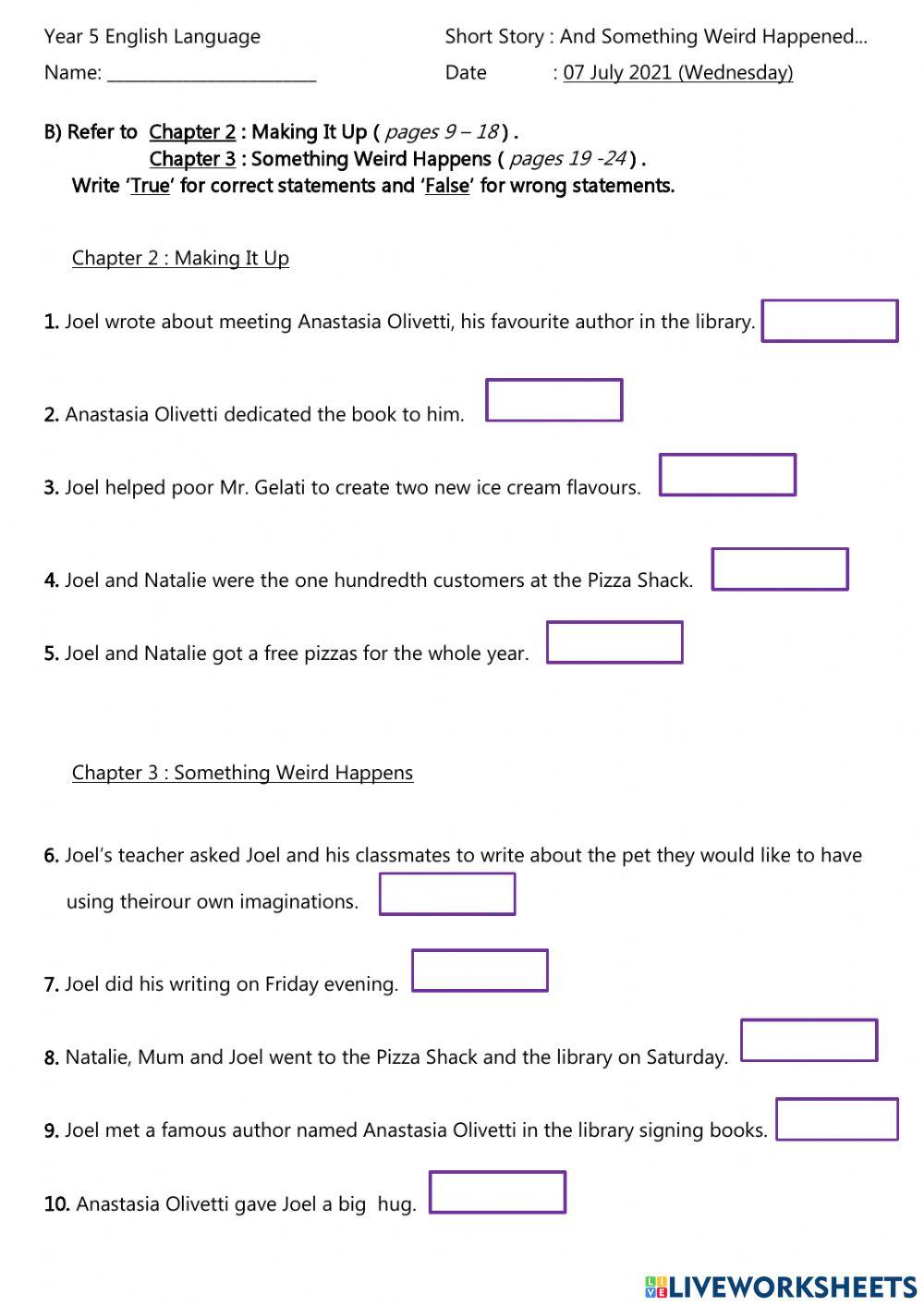 And Something Weird Happened...