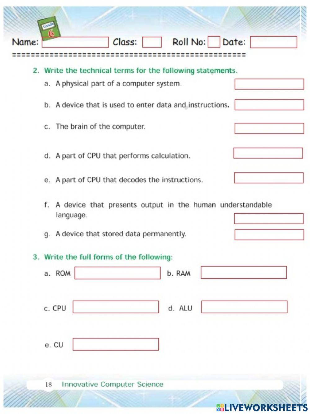 Computer Parts and Others