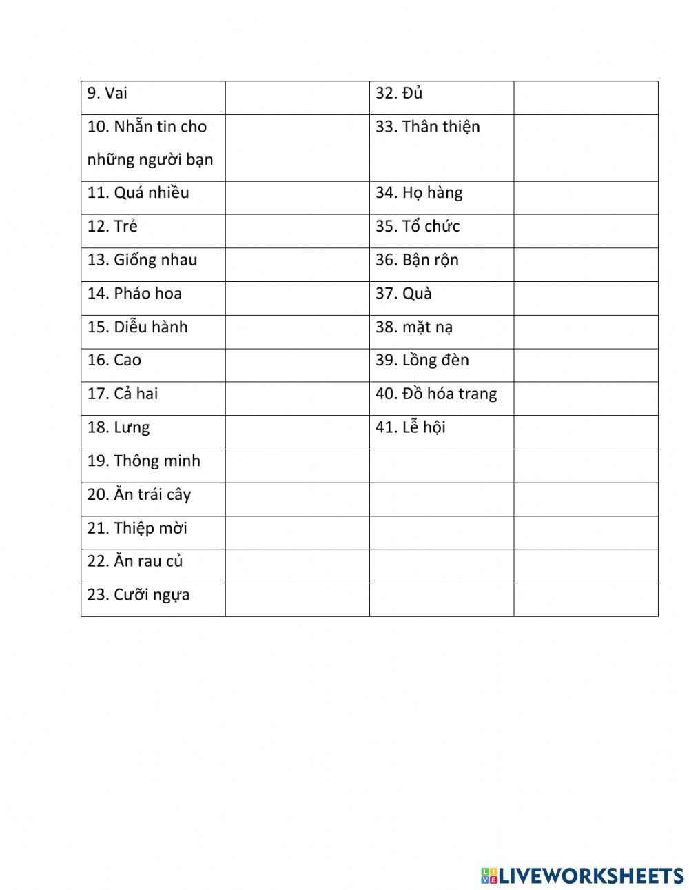 EOW4 - check vocabulary