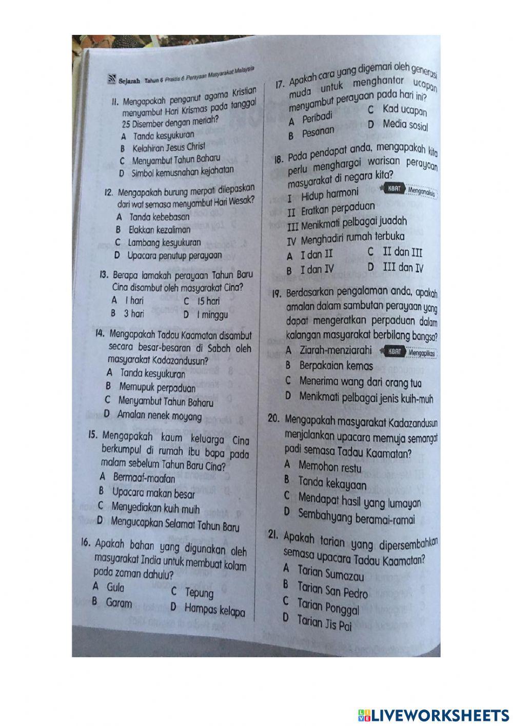 Perayaan di malaysia