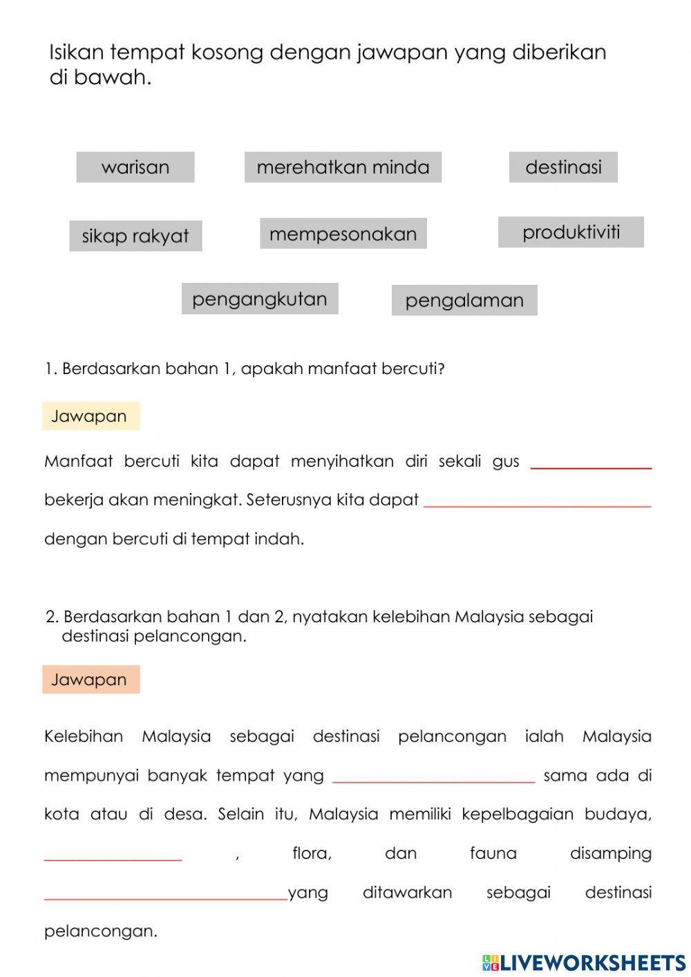 Melancong di Malaysia