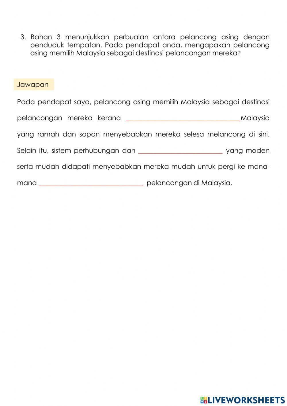 Melancong di Malaysia