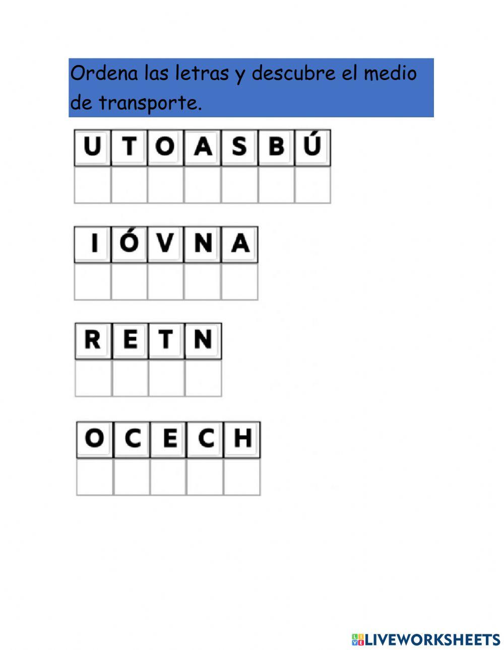 Medios de transporte