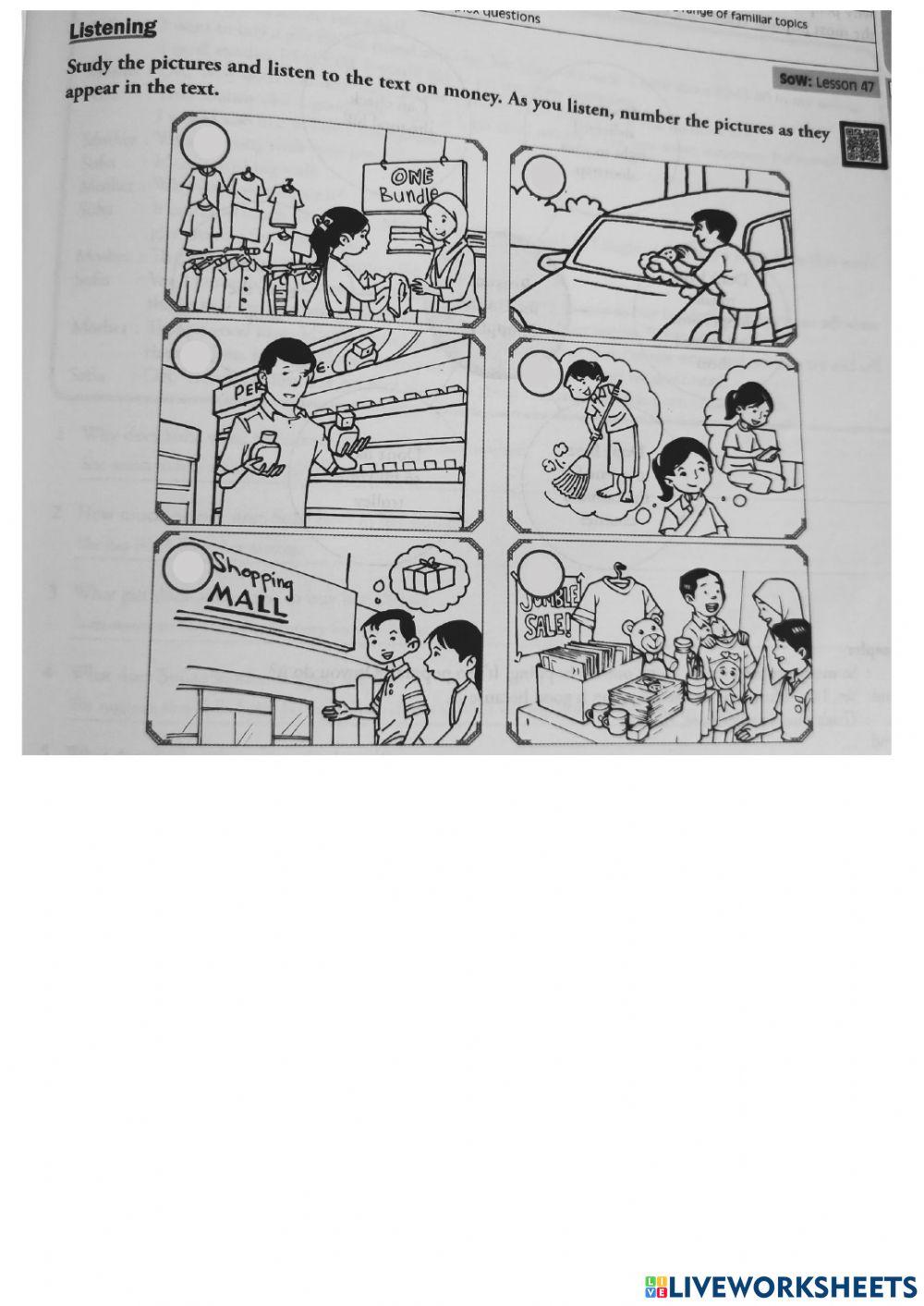 UNIT 6 Money matters