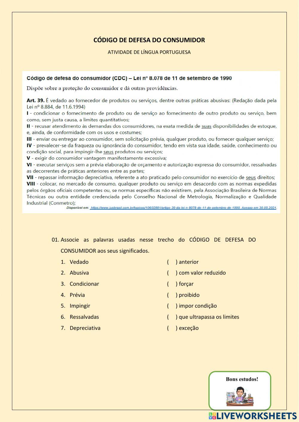 Código de Defesa do Consumidor
