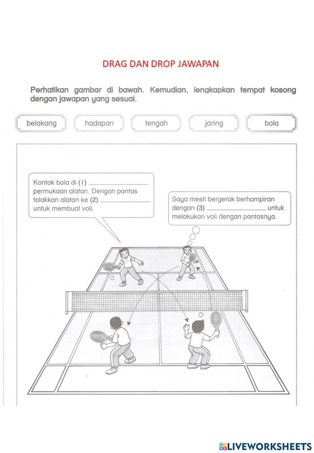 Pendidikan Jasmani Tahun 5 : Voli Jaring