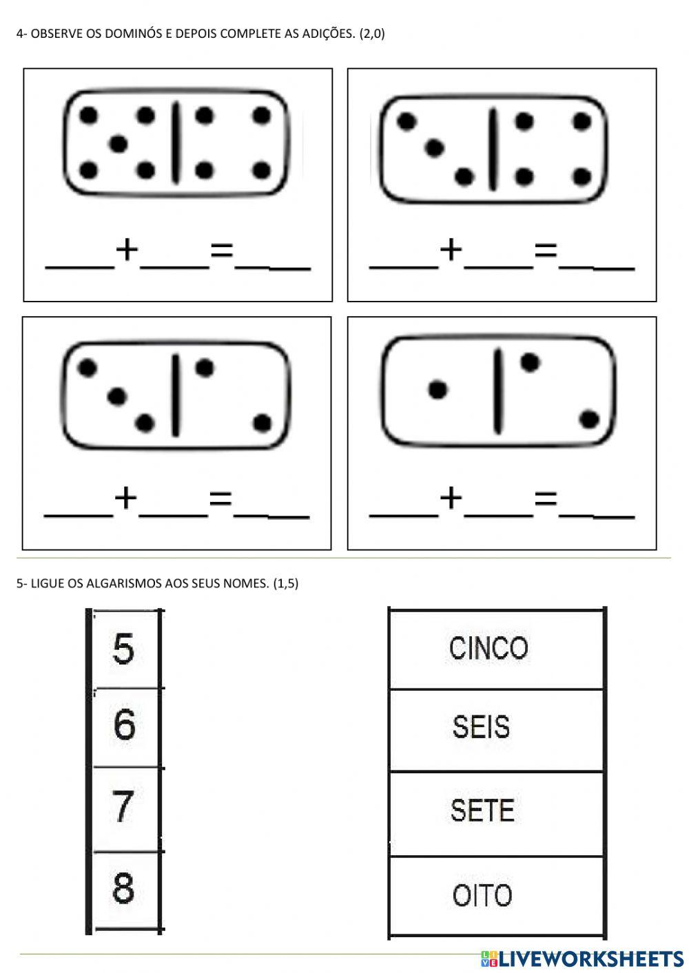 REVISÃO de Matemática 2º bimestre