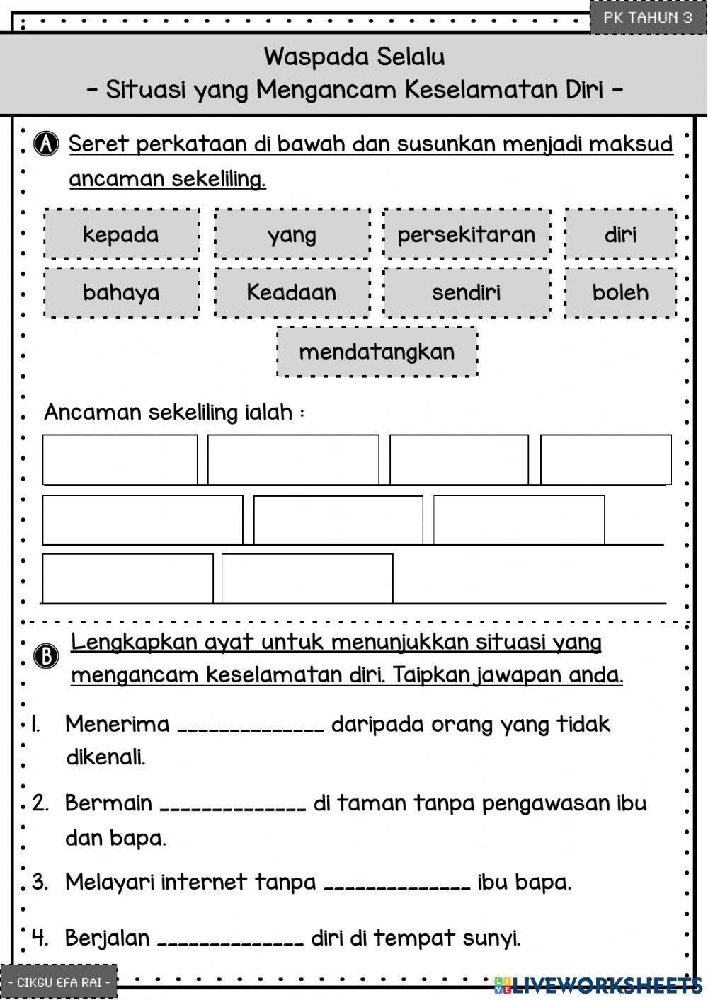 PK Tahun 3 - Waspada Selalu