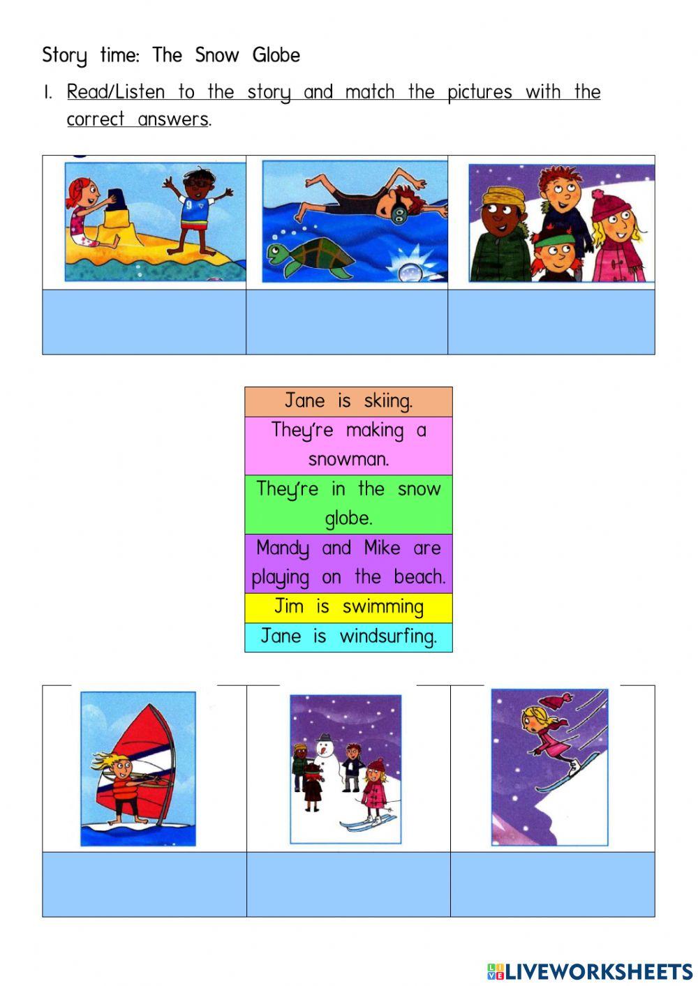 Year 3 (CEFR): Module 3: The Snow Globe