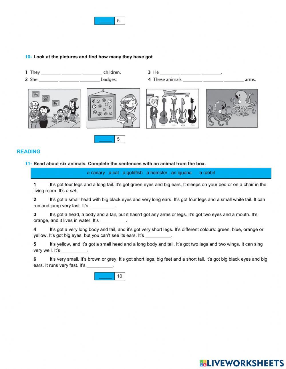 Mid-term test units 1-2