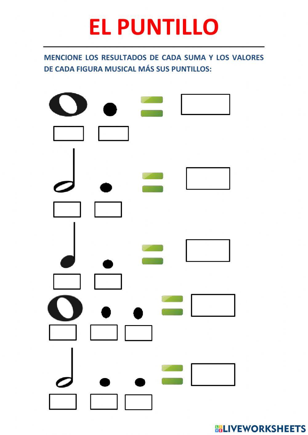 Puntillo y doble puntillo