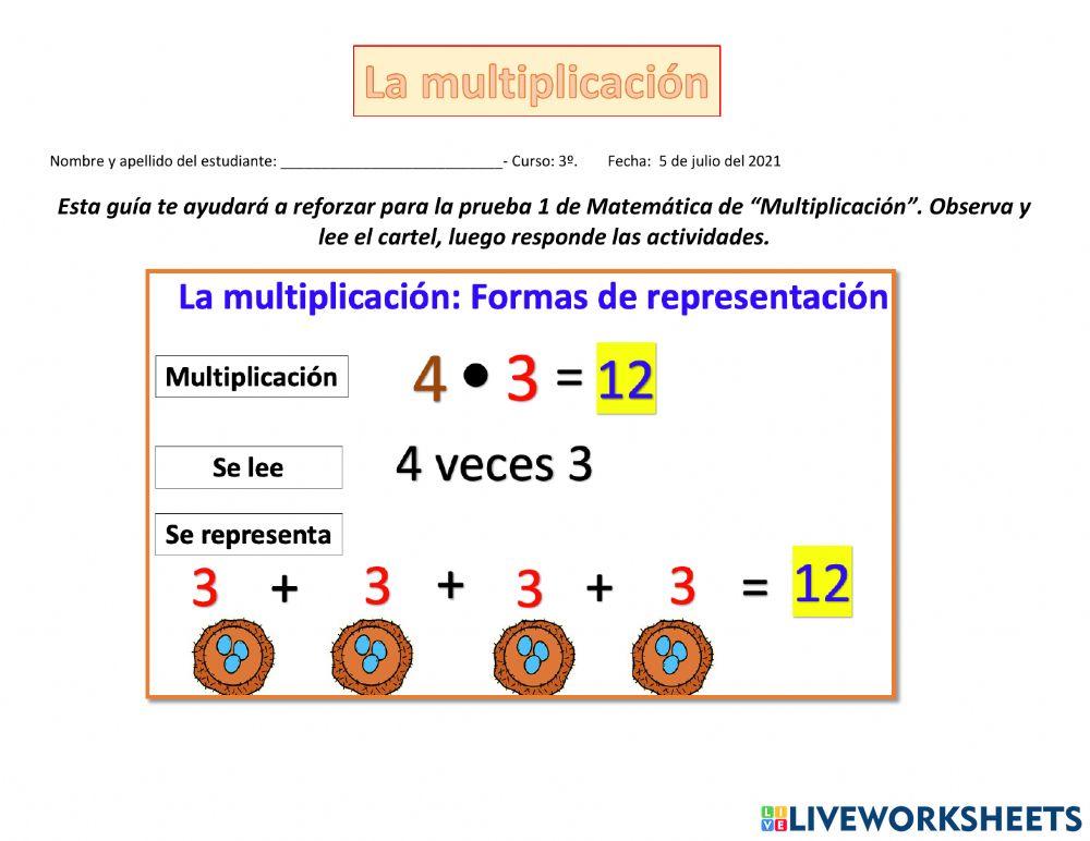 Repaso Multiplicación 3º
